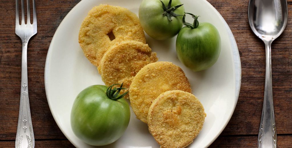Pomodori verdi fritti
