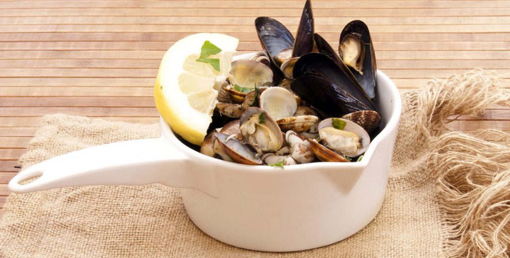 Cozze e vongole agli agrumi