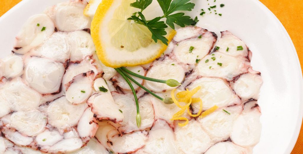 Carpaccio di polpo