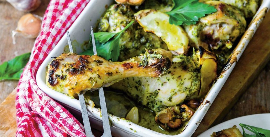 Fusi di pollo alle erbe